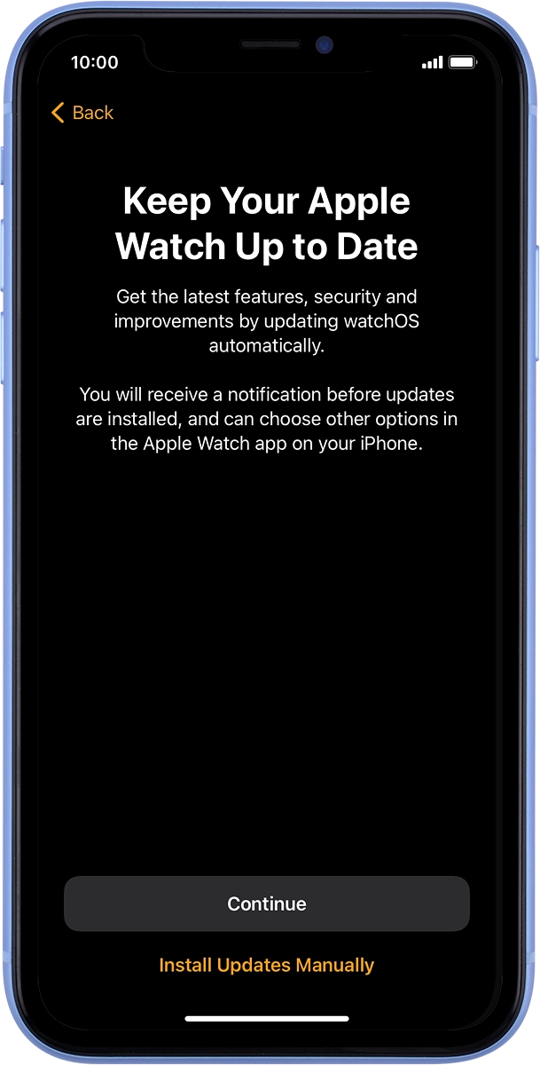 On your phone: Press the required setting to turn the function on or off.