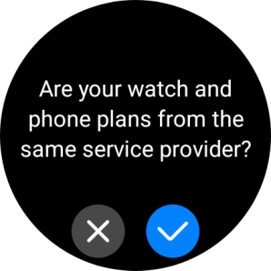 Press the confirm icon.