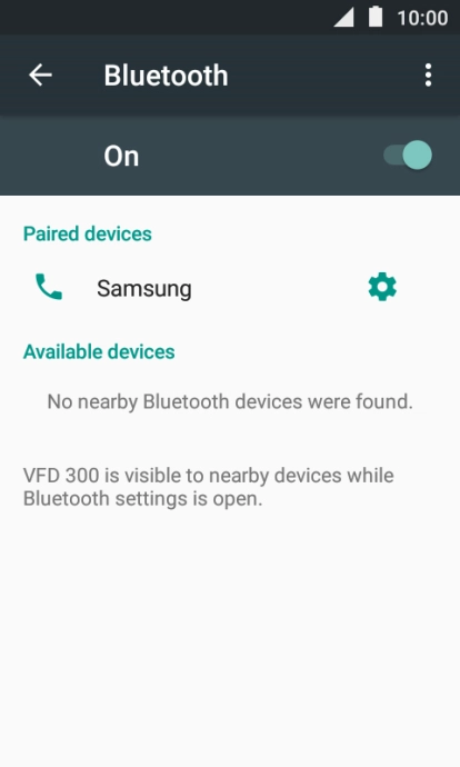 Press the Home key to return to the home screen.