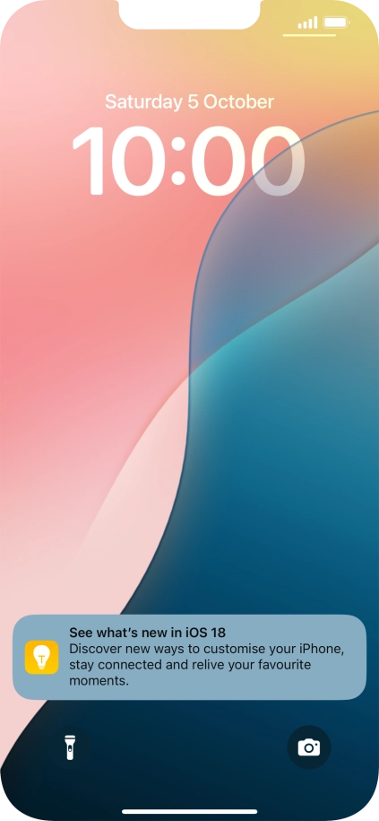 Press the required notification and follow the instructions on the screen to use the selected function.