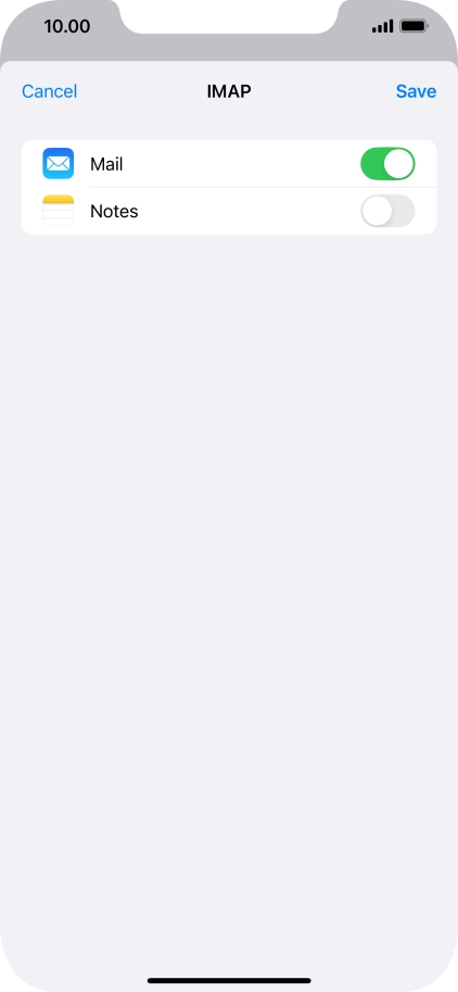 Press Save. Your email account has now been set up. To select more settings for incoming and outgoing server, proceed with the following steps.