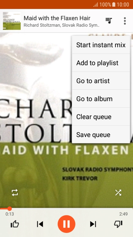 Press Add to playlist.