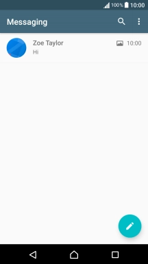 Press the new message icon.
