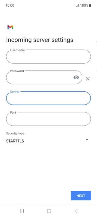 Press the field below 