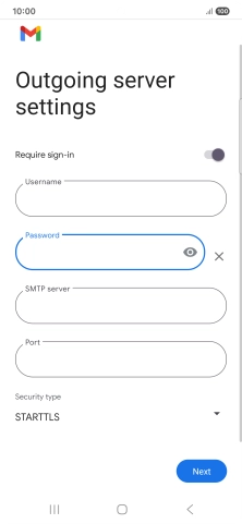 Press the field below 