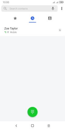 Press the menu icon.