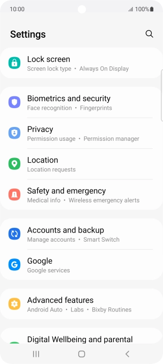 Press Accounts and backup.