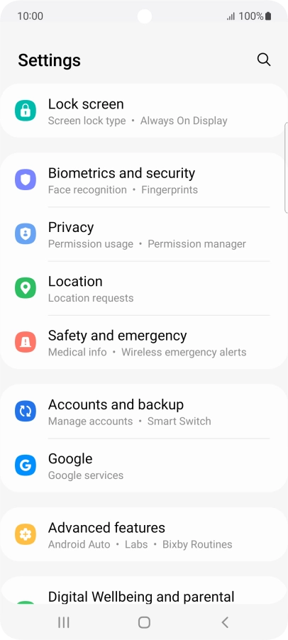 Press Accounts and backup.