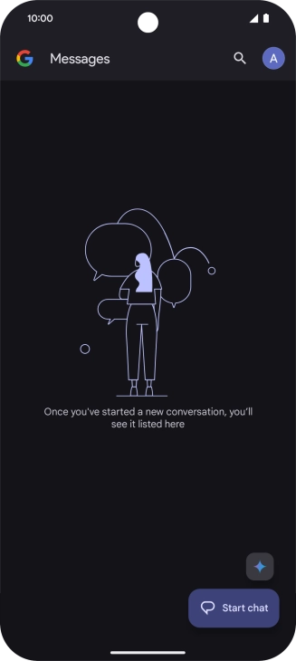 Press the Gemini icon.