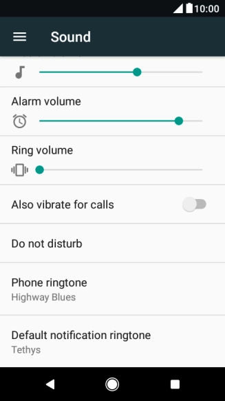 Press the Home key to return to the home screen.