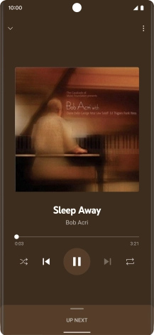 Press arrow right to go to the next audio file.