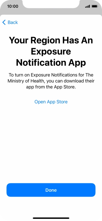 Press Open App Store and follow the instructions on the screen to download and install the app.