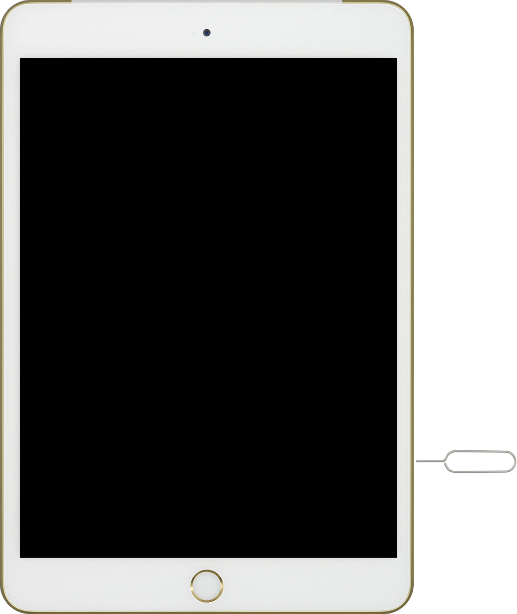 Find the opener for the SIM holder.