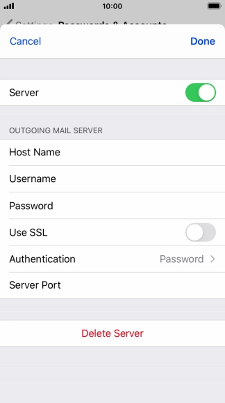 Press Authentication.