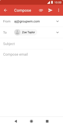 Press Subject and key in the required subject.