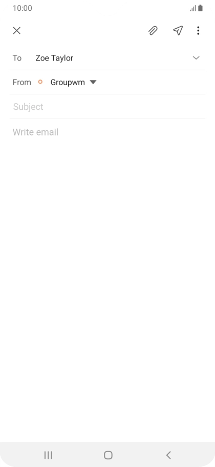 Press Subject and key in the required subject.