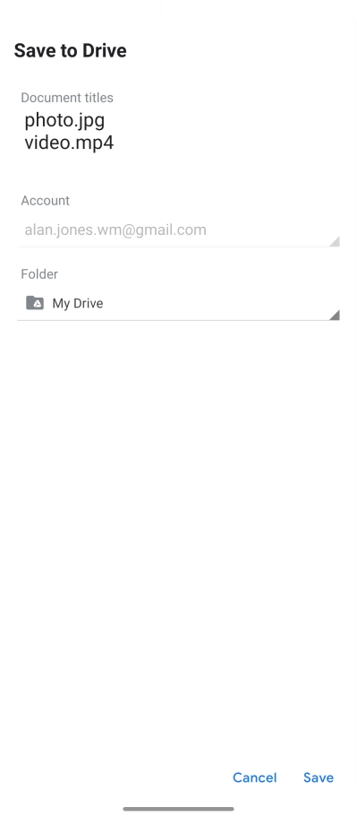 Press the field below 