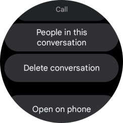 Press Delete conversation.