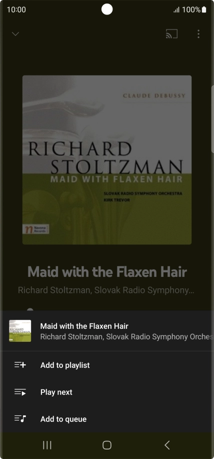 Press Add to playlist.