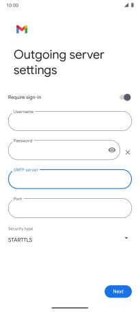 Press the field below 