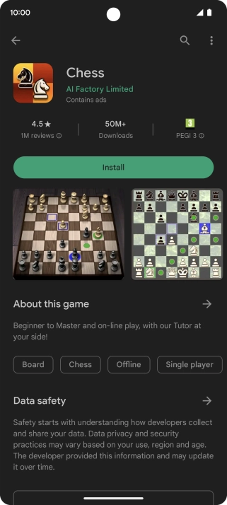 Slide your finger upwards starting from the bottom of the screen to return to the home screen.