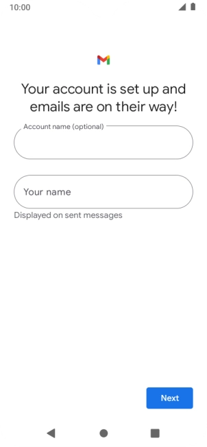 Press the field below 