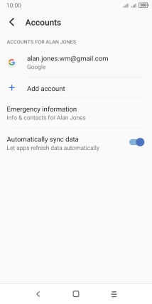 Press the Home key to return to the home screen.