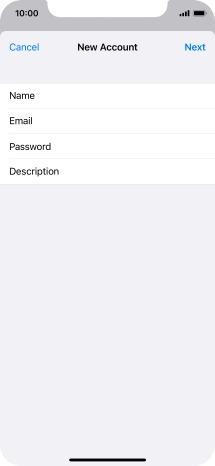 Press Description and key in the required name.