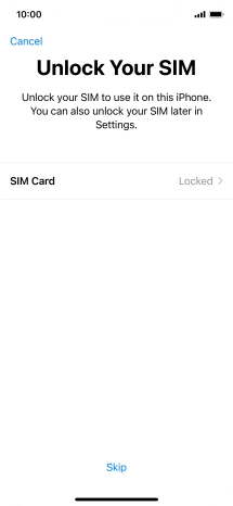 Press SIM Card.