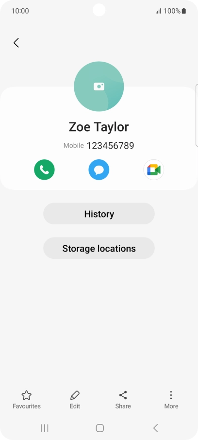 Press the Home key to return to the home screen.