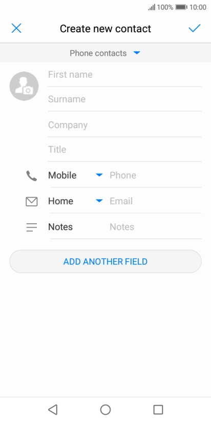 Press the address book drop down list.