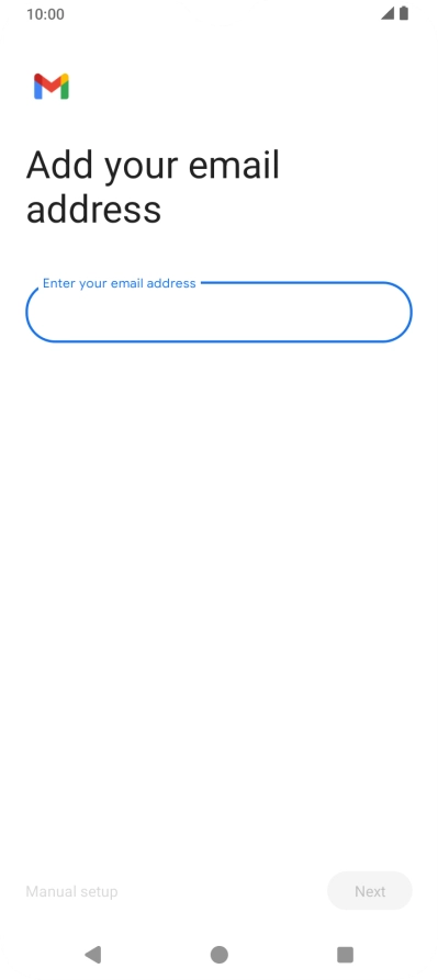 Press the field below 