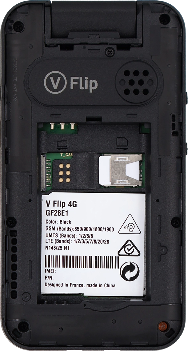 Slide your SIM into the SIM holder.