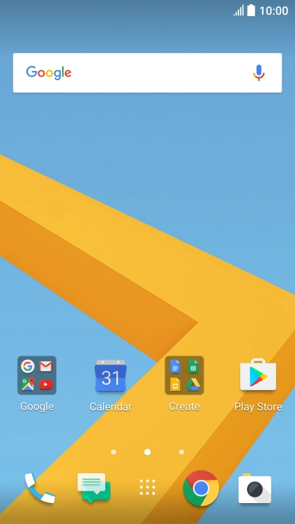 Slide your finger downwards starting from the top of the screen.