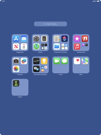 Press and hold the required app.