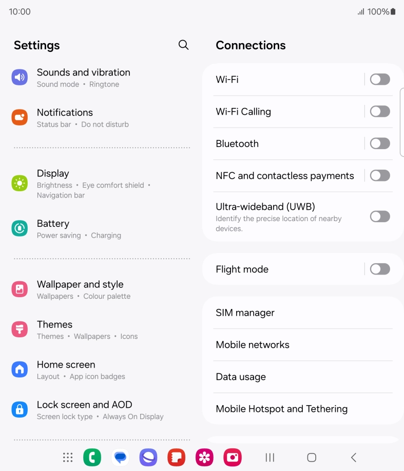Press Sounds and vibration.