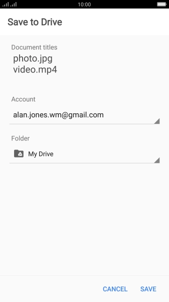 Press the field below 