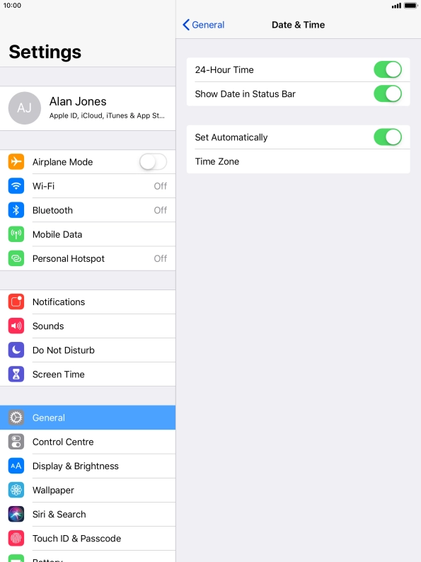 Press the Home key to return to the home screen.