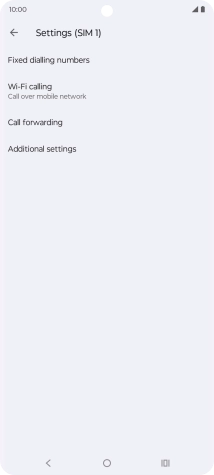 Press Additional settings.