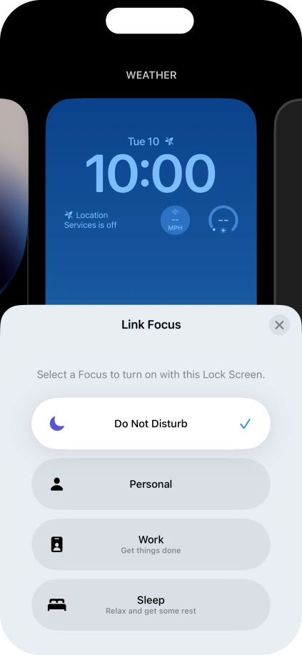 Press the close icon.