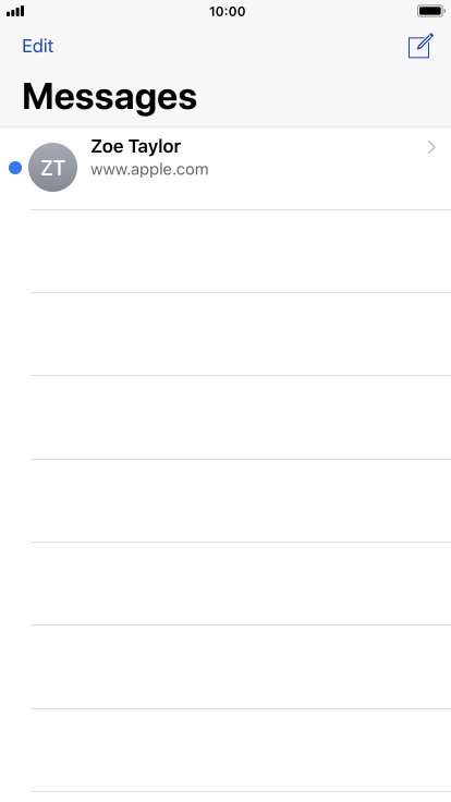 Press the new message icon.