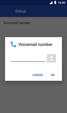 Key in +61414121121 and press OK.