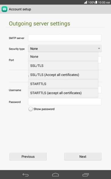 Press None to turn off the function.