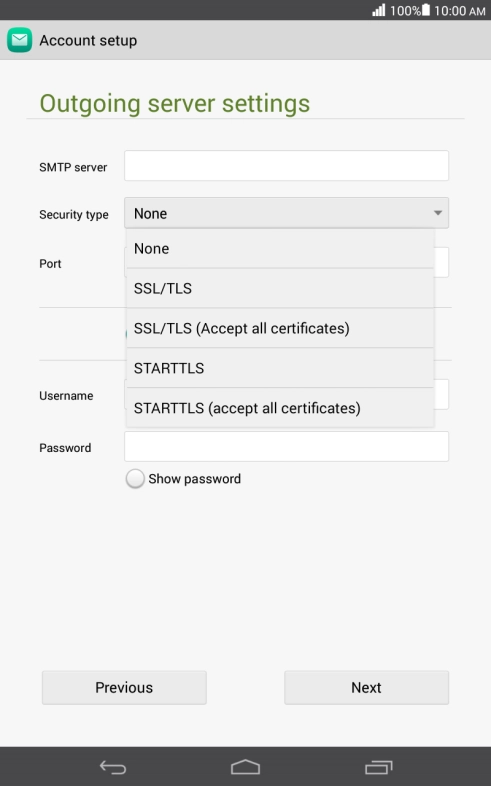 Press None to turn off the function.