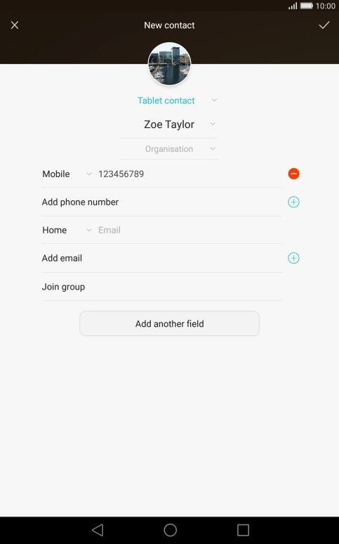 Press the drop down list next to the phone number.