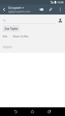 Press Subject and key in the required subject.