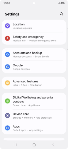 Press Accounts and backup.