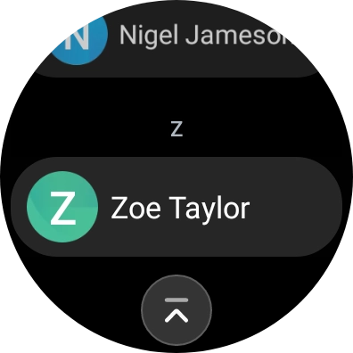 Press the required contact.