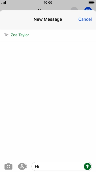 Press the apps icon.