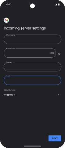 Press the drop down list below 